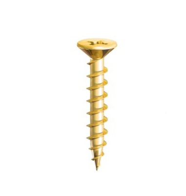 Freschi a vite in PVC, zinco giallo